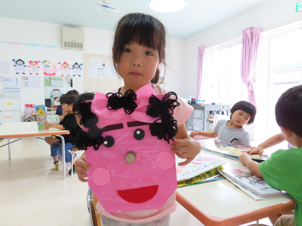 かかしを作ったよ！